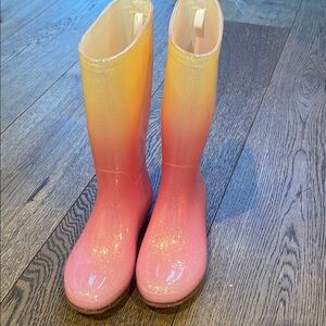 Cat & Jack Pink and Orange Kids Boots